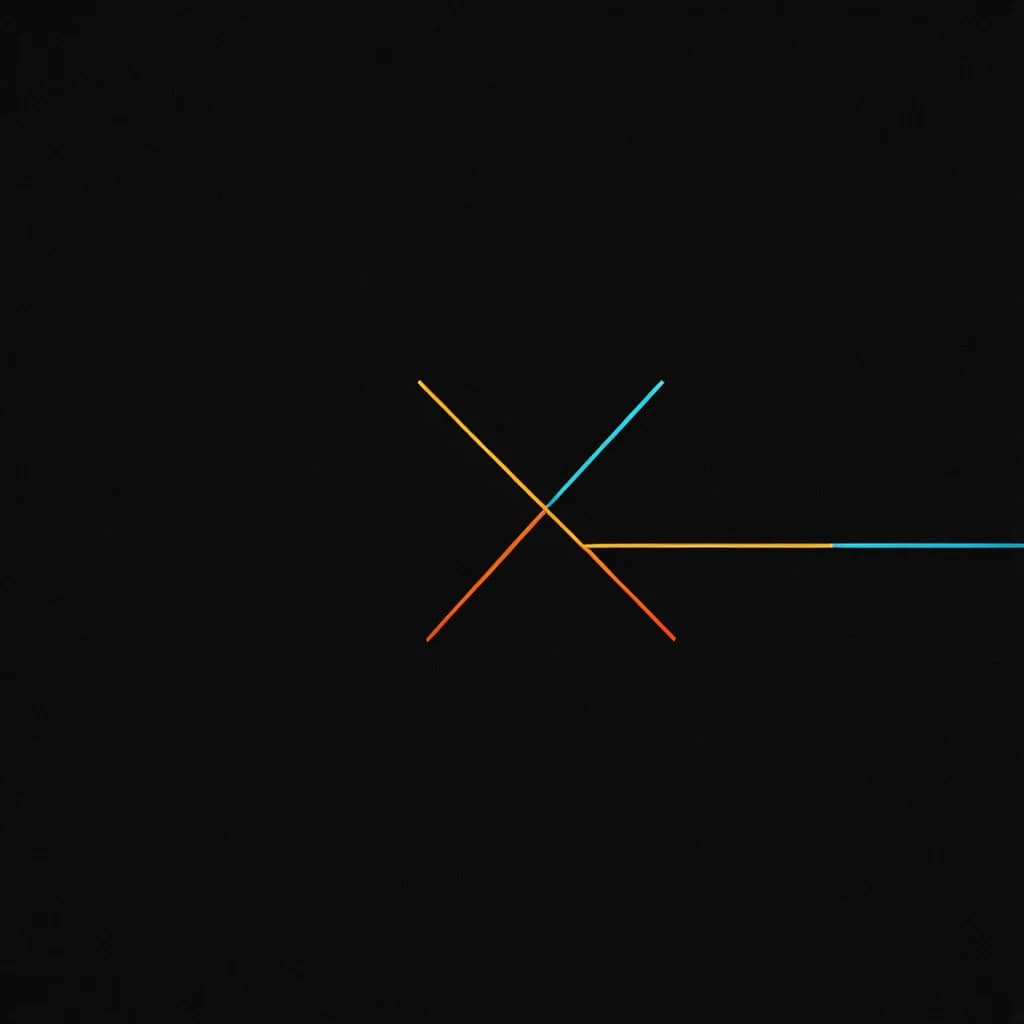 minimalistic dark background, lines
