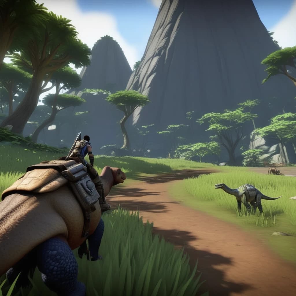 Картинка без логотипа по игре  ARK Survival Evolved Genesis