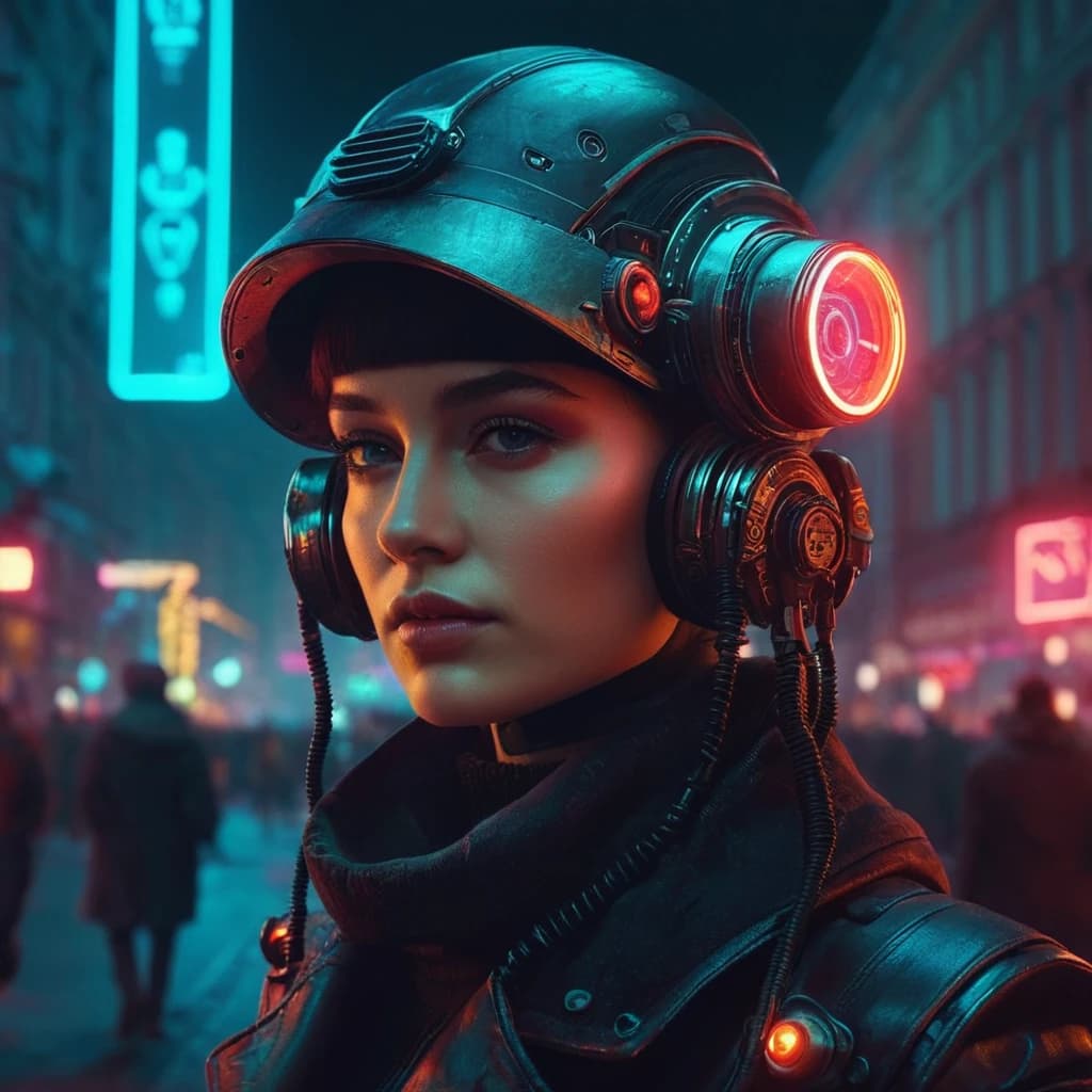 Petrobot from Saint Petersburg with old fashion hat on the head. Sketch style. Very cute and young