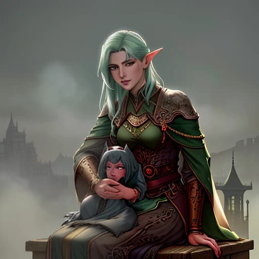 The undead are sitting on a bench with their heads held high, in gray-green clothes 
A one-eyed man is sitting on a bench nearby
Post-apocalypse
Full-face view