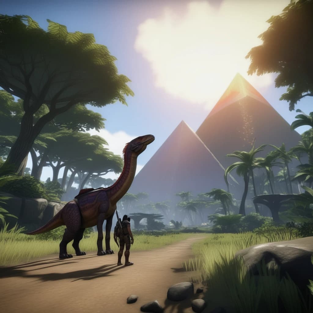 Картинка без логотипа по игре  ARK Survival Evolved Genesis
