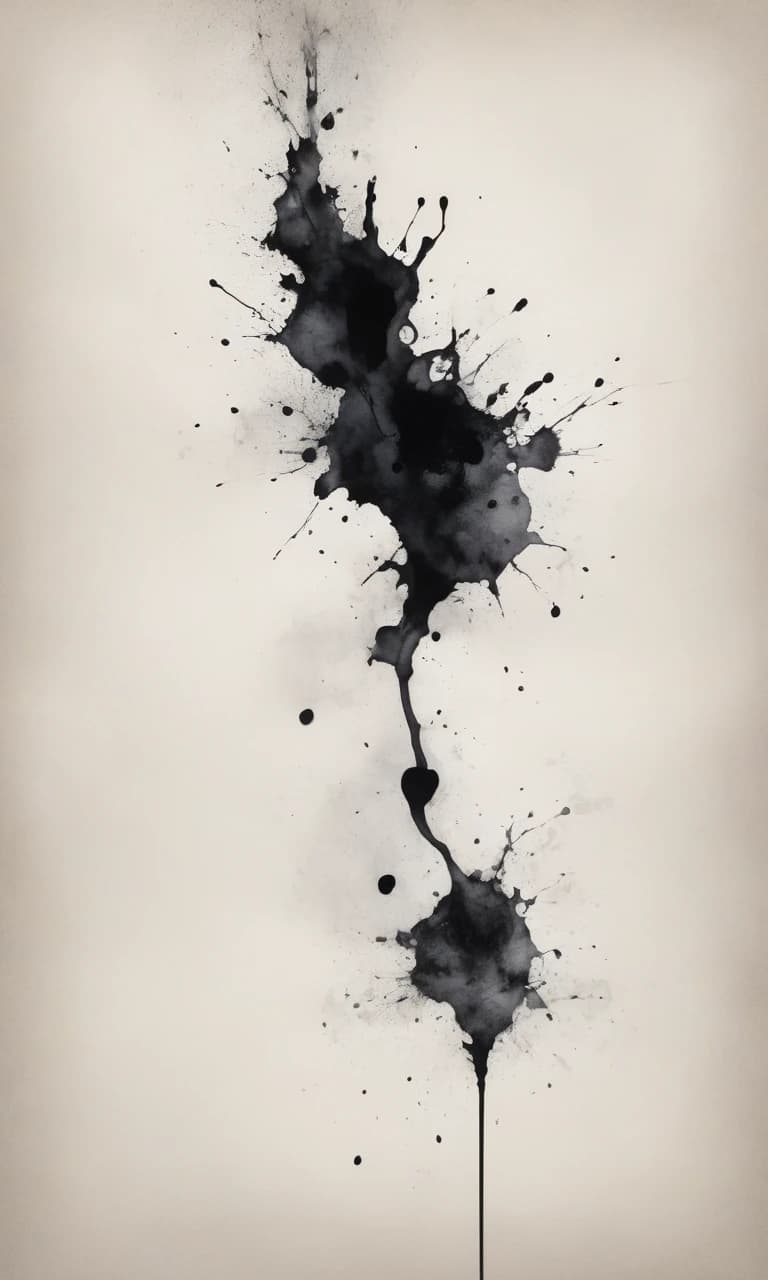 (masterpiece, inkblot drawing, dark surreal minimalism:1.3), mysterious 1 hamster dissolving into the cracks of aged paper, inspired by Alberto Seveso's style, abstract and minimalist approach, intense black ink against a white background, dynamic flow captured within the dissolving form, intricate details merging with the cracked paper texture, surreal and thought-provoking concept, hints of enigmatic elements, evoking a sense of wonder and mystery, deep shadows enhancing the dramatic effect, mesmerizing blend of simplicity and complexity, unique and captivating visual storytelling.