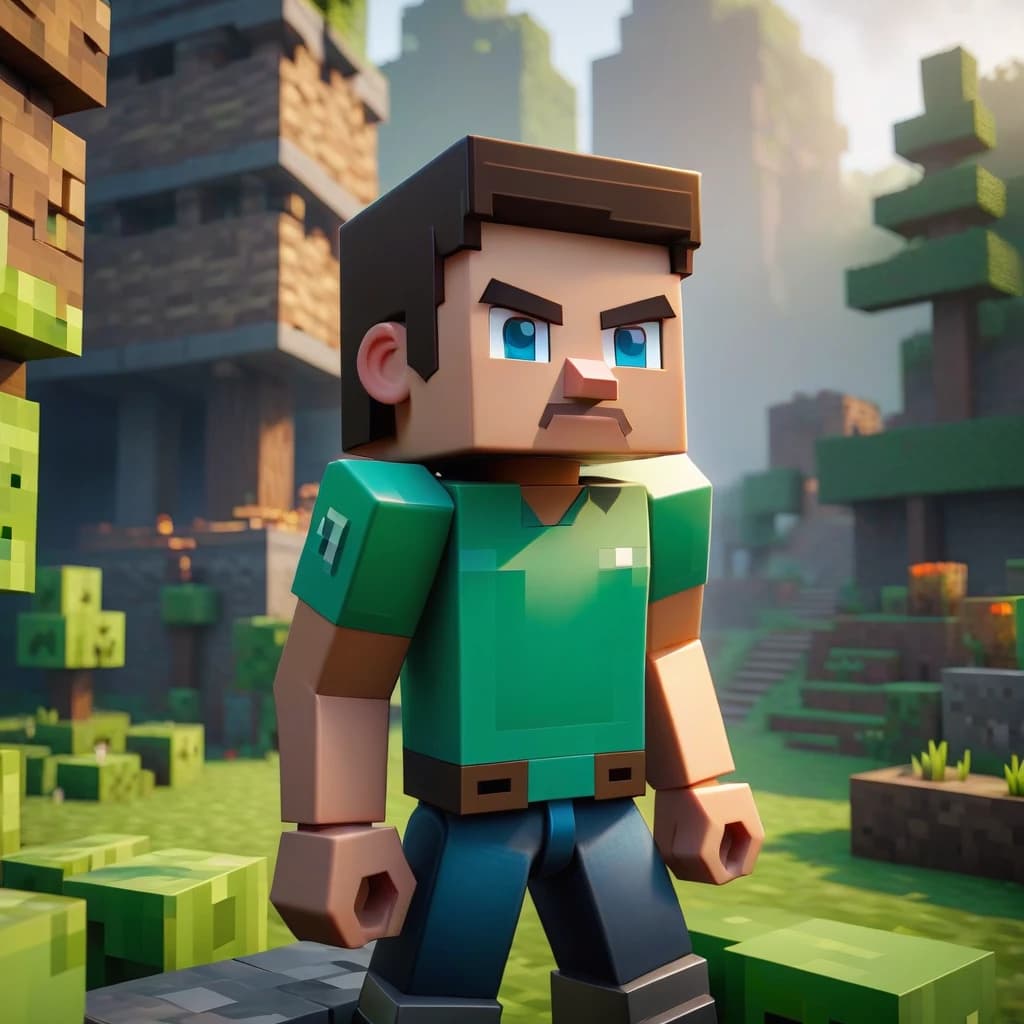 Come up with a logo for a site where palettes of minecraft blocks for construction are collected