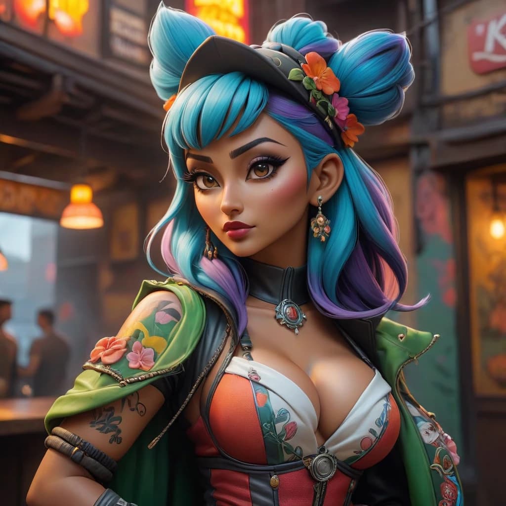 Nani Pelekai's character in the tavern