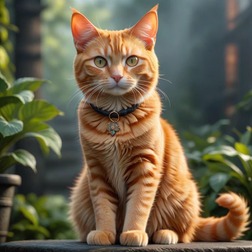 няшный рыжий кот