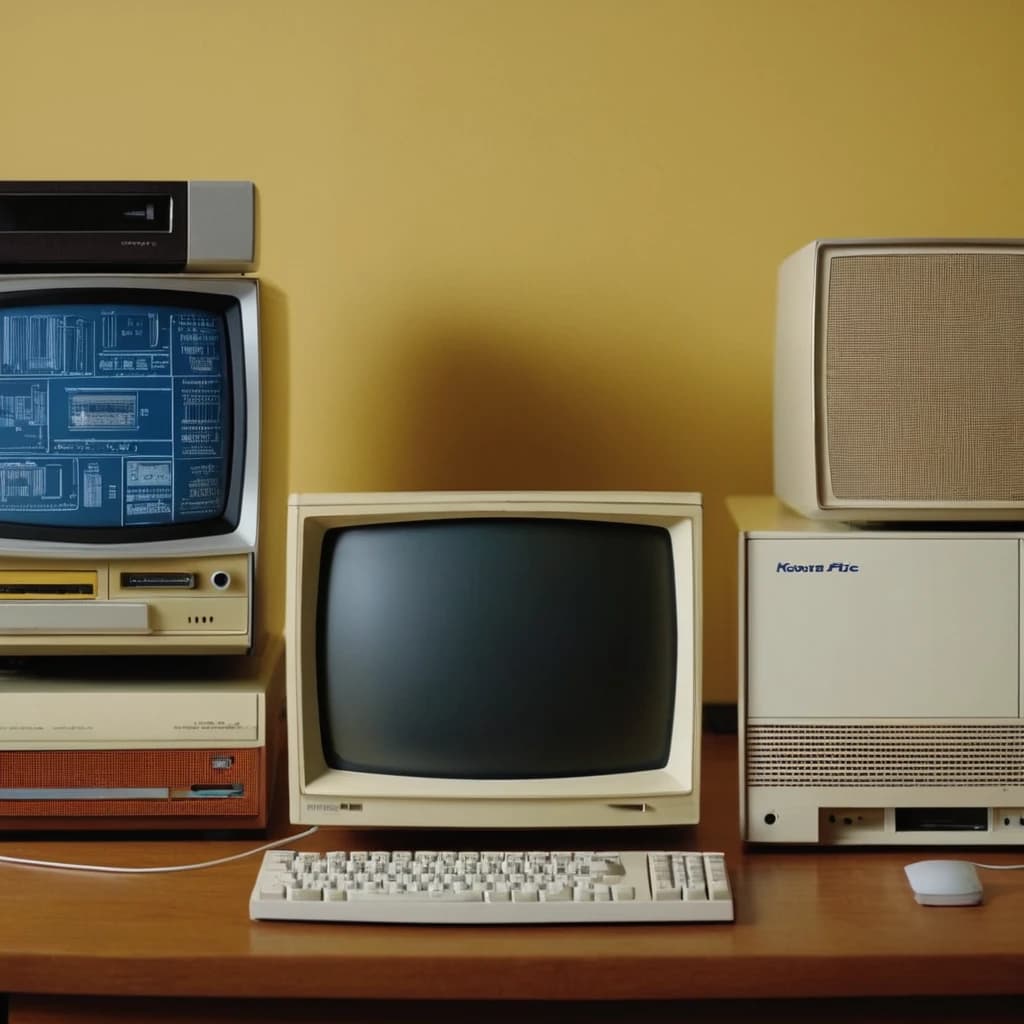 Эволюция компьютеров с 1970 до 2000