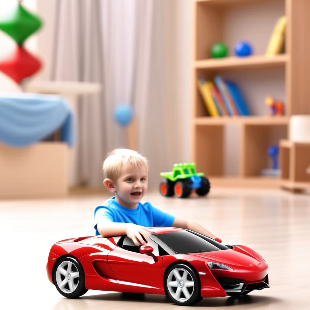 remote control of a toy car