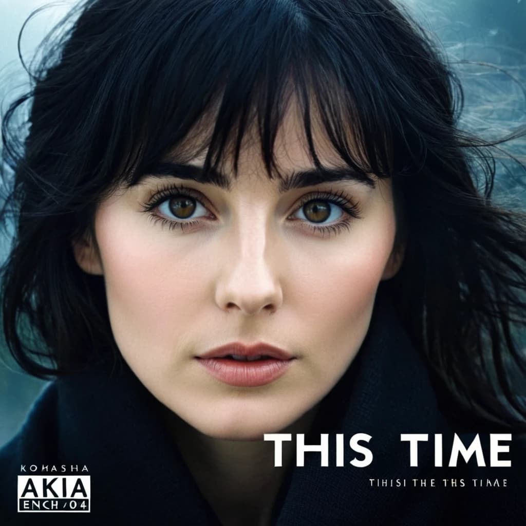 нарисуй обложку к песне под названием "это лишь время" название трека Enya Only time (ENCHI edit)