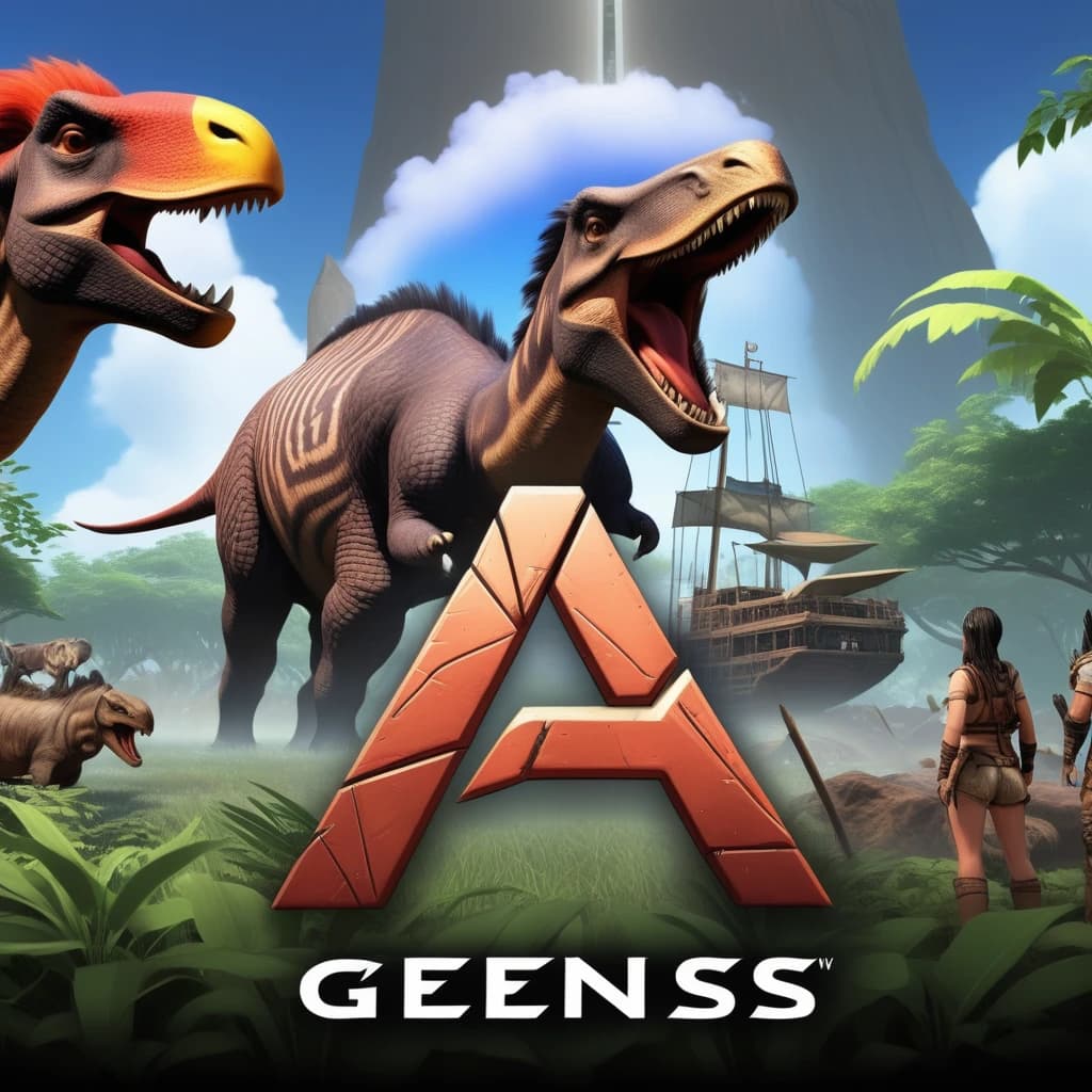 Картинка без логотипа по игре  ARK Genesis