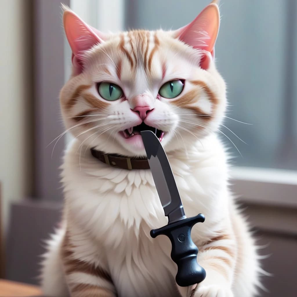 кот с клизмой