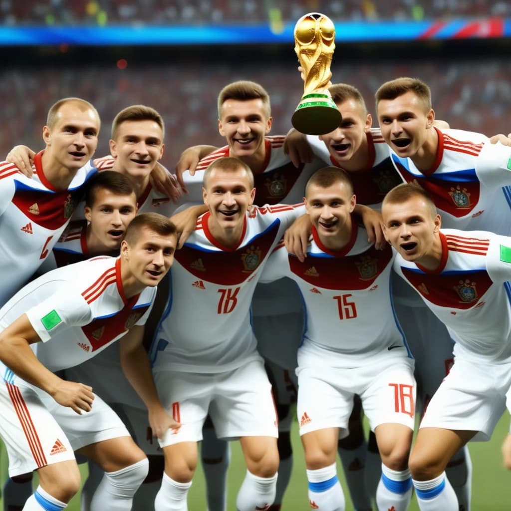 футболисты сборной России выиграли кубок мира