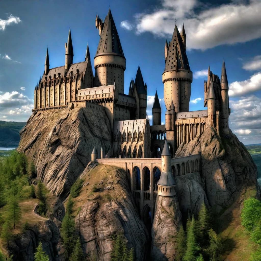 Hogwats  замок с фильма