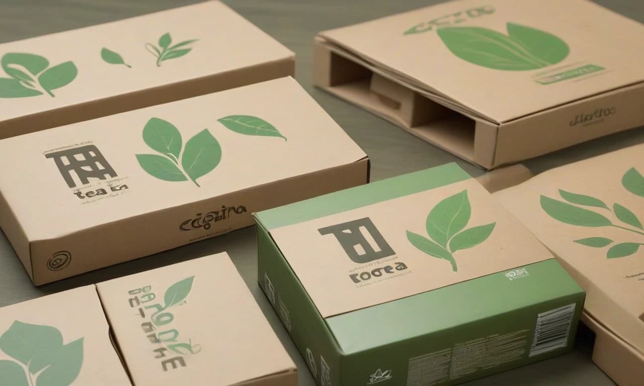 Задание: разработать дизайн упаковки для нового органического чая "EcoTea".

Цель упаковки: привлечь внимание покупателей на полке супермаркета, подчеркнув экологичность и натуральность продукта.
Материалы упаковки: перерабатываемый картон.
Основные элементы: название бренда "EcoTea", изображение чайных листьев, значок "100% органический продукт", логотип "Без ГМО".
Цветовая палитра: натуральные тона, предпочтительно зелёный и бежевый.
Формат: дизайн в PDF с учетом размеров 200х150х50 мм.
Дополнительно: убедитесь, что текст и изображения легко читаются и видны на расстоянии.