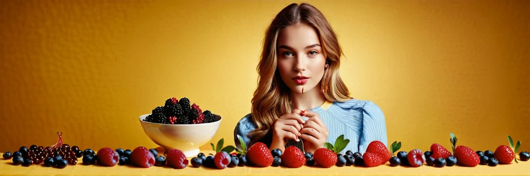 Девушка в модной одежде с логотипами  Wildberries, Ozon