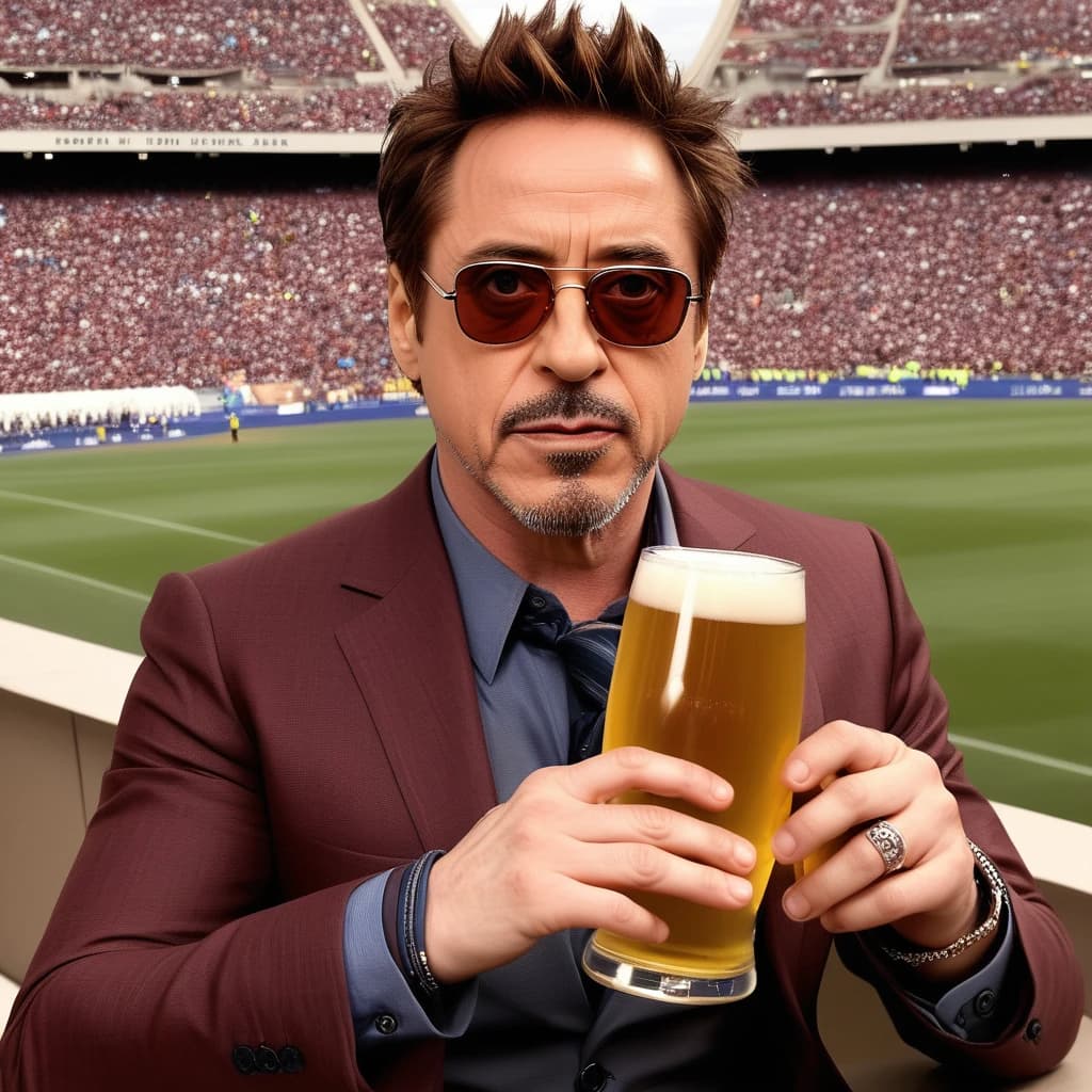 robert downey jr  stadium and beer Alivaria