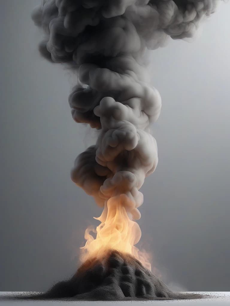 Grey thick smoke in smooth tones depicts a melting figure of a girl against a wall background with smoke streaming down it. Strong contrast of dramatic colors, 4k, high quality and detail. Flickering light, perfect composition, beautifully detailed intricate insanely detailed octane render trend on artstation, 8 k art photography, photorealistic concept art, soft natural volumetric cinematic perfect light, chiaroscuro, award - winning photograph, masterpiece, oil on canvas, raphael, caravaggio, greg rutkowski, bipple, bexinski, hyger