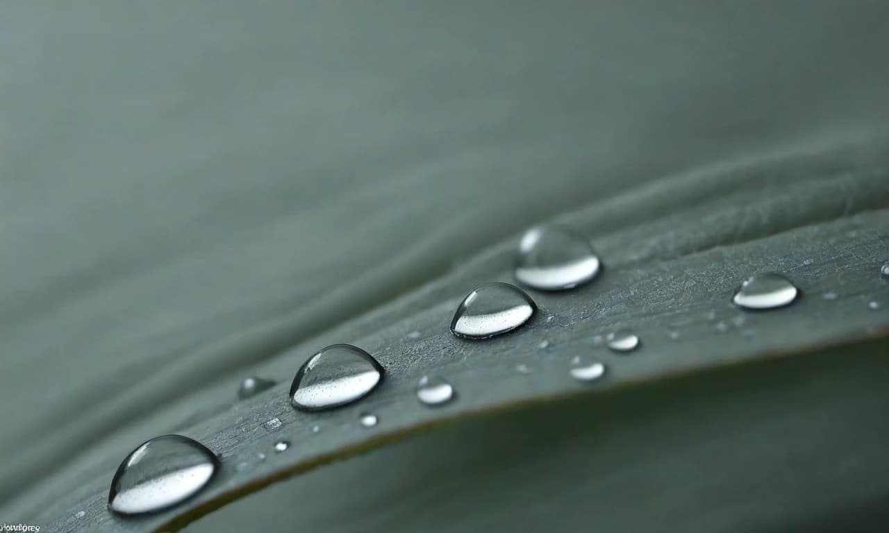 капли воды на запотевшем стекле