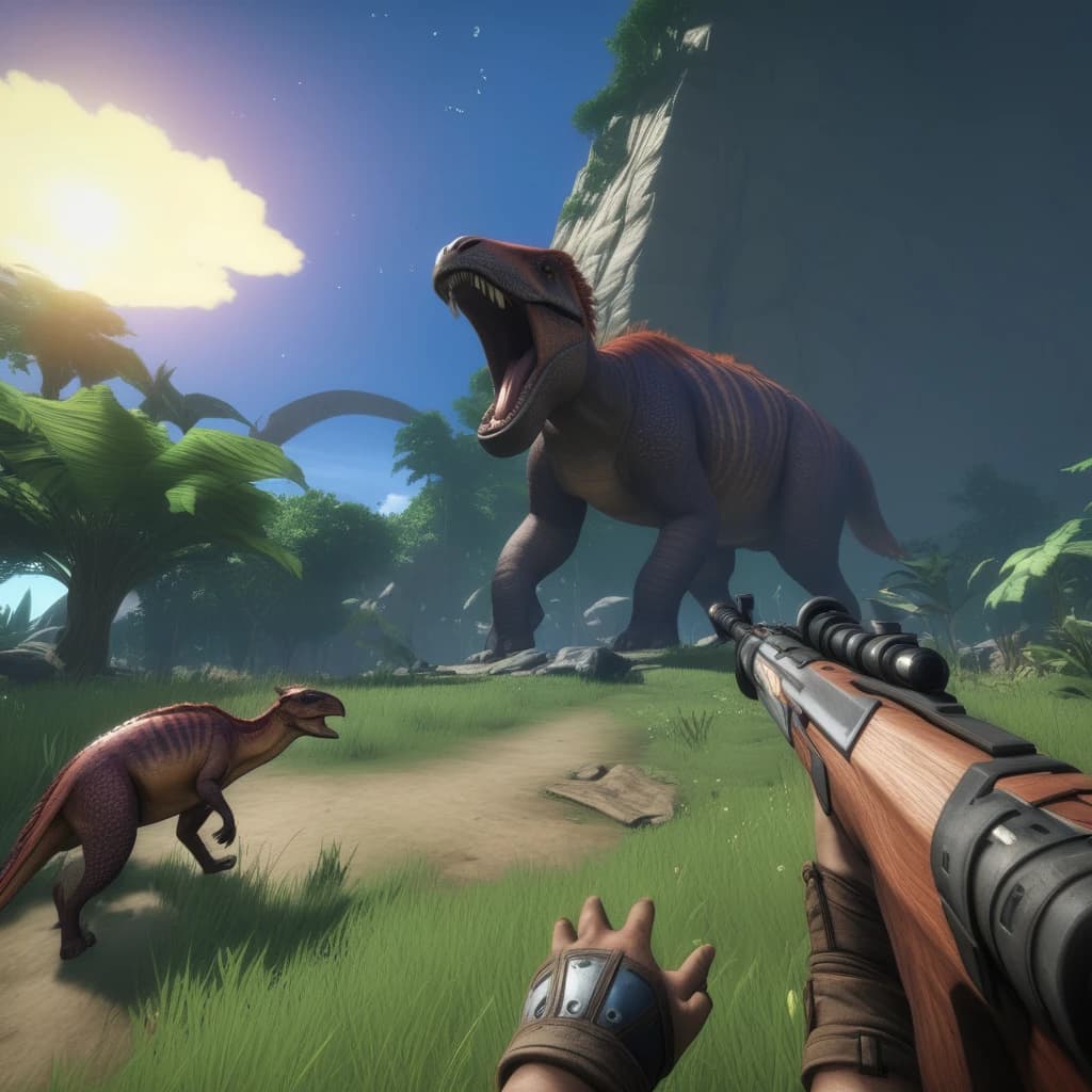 Картинка без логотипа по игре  ARK  Genesis