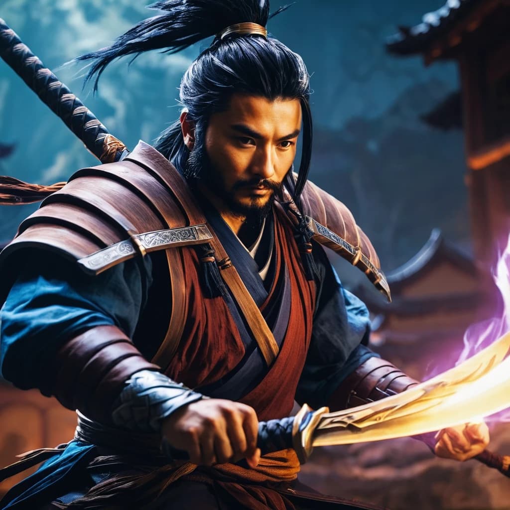 Ясуо грандмастер в игре League of Legends