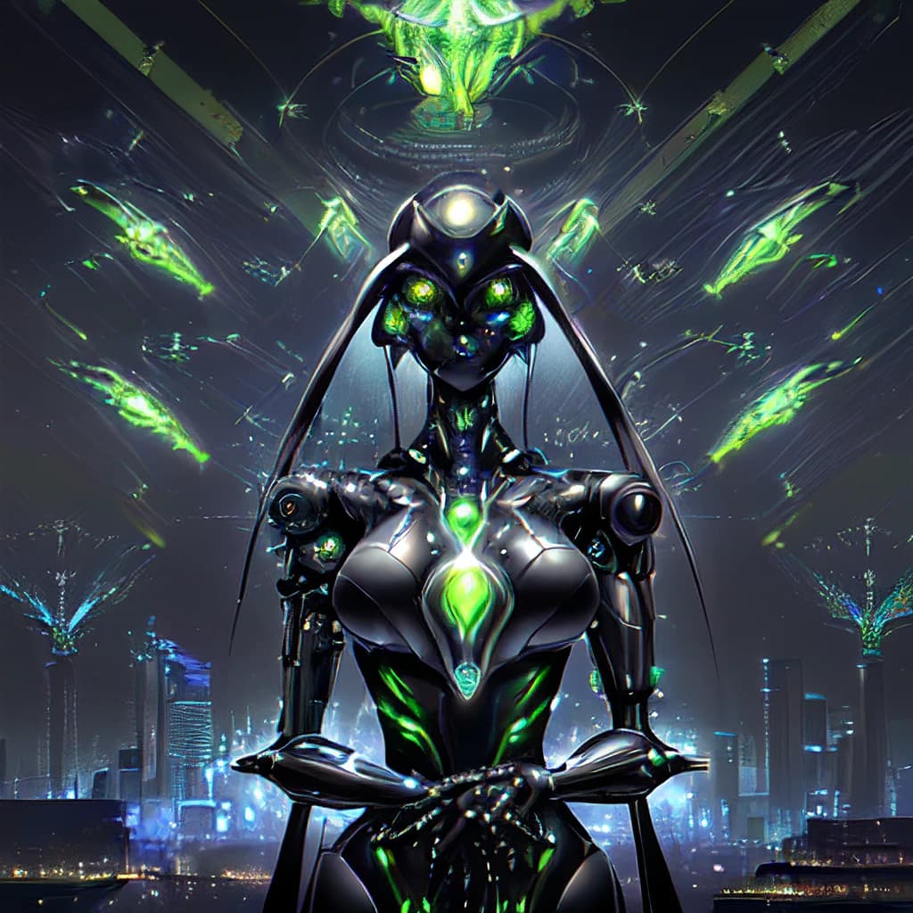 (mail art, postcard, ultra high detailed:1.3), (cyborg frog:1.2), intricate mechanical enhancements, glowing neon lights, (ink on black paper:1.2), by Esao Andrews, (futurism:1.1), solarpunk, astropunk, (attention to details:1.2), bustling cityscape, advanced technology, towering skyscrapers, hovering vehicles, lush greenery integrated with architecture, vibrant colors, (solar panels:1.2), (wind turbines:1.1), (hydroponic gardens:1.1), (futuristic fashion:1.1), (sleek cybernetic limbs:1.2), (laser eyes:1.2), (reflective surfaces:1.1), (crystal clear dome:1.2), (futuristic transportation:1.1), (detailed background:1.2), (sparkling stars:1.2), (distant planets:1.1), (dreamy atmosphere:1.1), captivating portrait, intense gaze, (expressive eyes:1.1), (subtle textures:1.2), (shading:1.1), (highlighting:1.1), (contrast:1.1), (rich ink strokes:1.2), (black background:1.1), attention-grabbing composition.