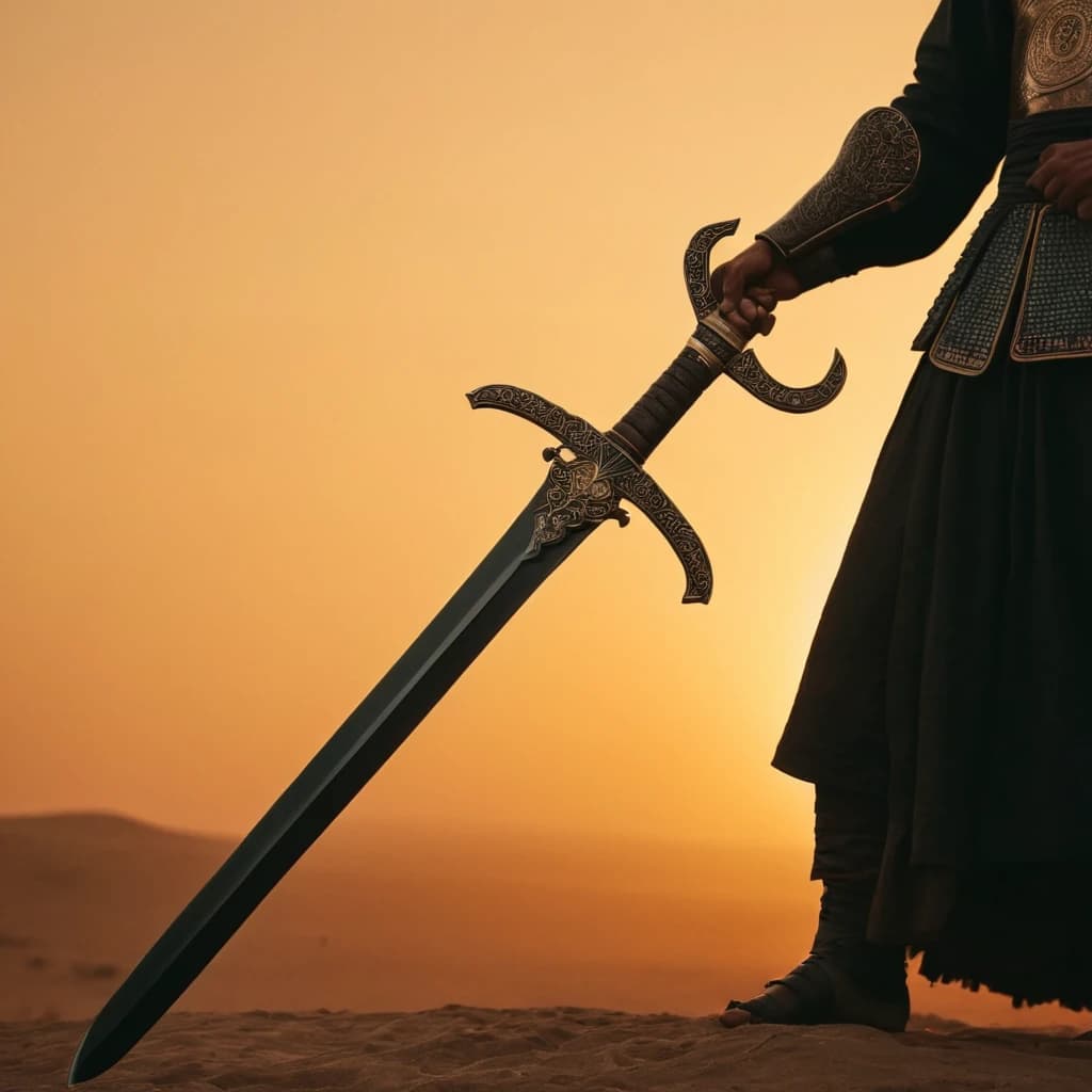 Дилюк с большим черным двуручным мечом из которого исходит пламя, геншин, дилюк