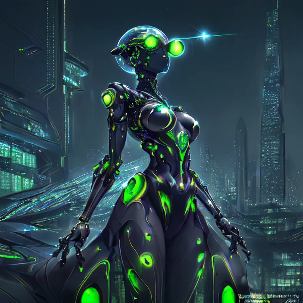 (mail art, postcard, ultra high detailed:1.3), (cyborg frog:1.2), intricate mechanical enhancements, glowing neon lights, (ink on black paper:1.2), by Esao Andrews, (futurism:1.1), solarpunk, astropunk, (attention to details:1.2), bustling cityscape, advanced technology, towering skyscrapers, hovering vehicles, lush greenery integrated with architecture, vibrant colors, (solar panels:1.2), (wind turbines:1.1), (hydroponic gardens:1.1), (futuristic fashion:1.1), (sleek cybernetic limbs:1.2), (laser eyes:1.2), (reflective surfaces:1.1), (crystal clear dome:1.2), (futuristic transportation:1.1), (detailed background:1.2), (sparkling stars:1.2), (distant planets:1.1), (dreamy atmosphere:1.1), captivating portrait, intense gaze, (expressive eyes:1.1), (subtle textures:1.2), (shading:1.1), (highlighting:1.1), (contrast:1.1), (rich ink strokes:1.2), (black background:1.1), attention-grabbing composition.