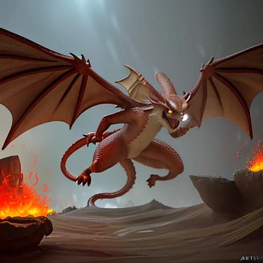 Full-length 3D dragon, kind dragon, Disney style, dragon illumination from all sides, dragon in a 3/4 turn, red dragon, with wings, dragon soars in the air, dragon looks into the camera, fire bursts out of the dragon's mouth, painted scales on the dragon's skin, funny facial expressions, minimalism, straight a soft light outlined in red light.