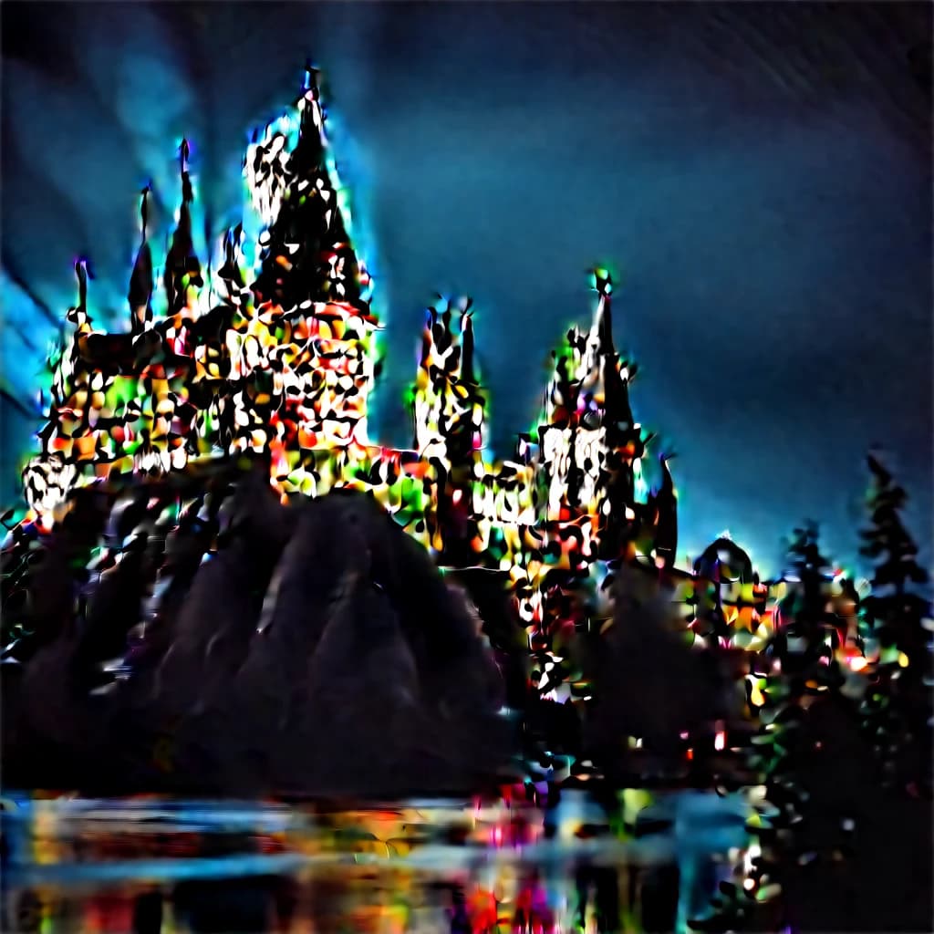 Hogwats  замок с фильма
