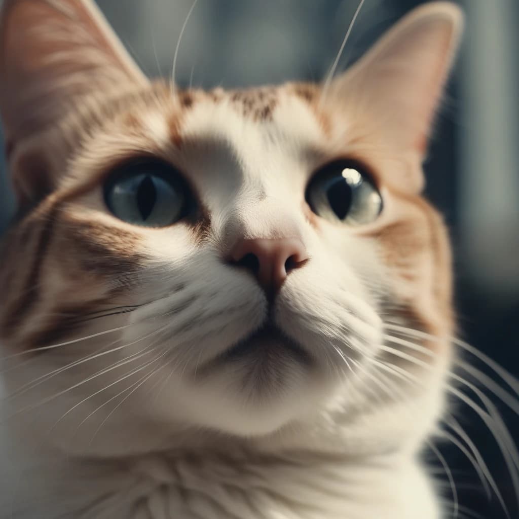 cat shows thumbs up
