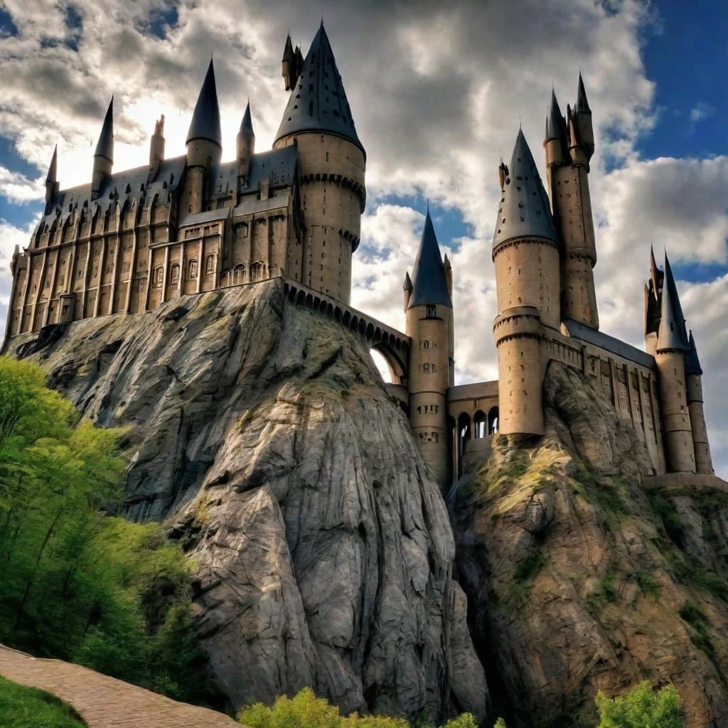 Hogwats  замок с фильма