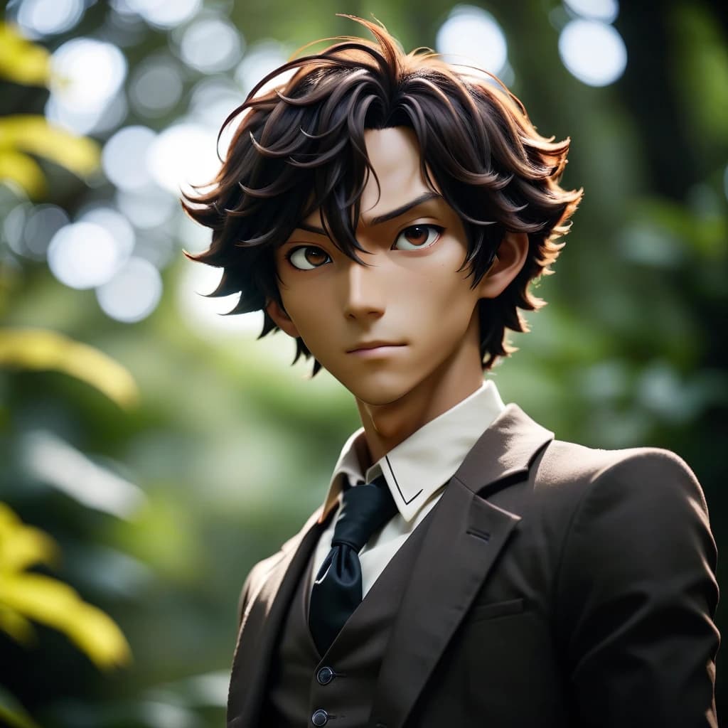 Рюноске Акутагава из манги и аниме "Bungou Stray Dogs"