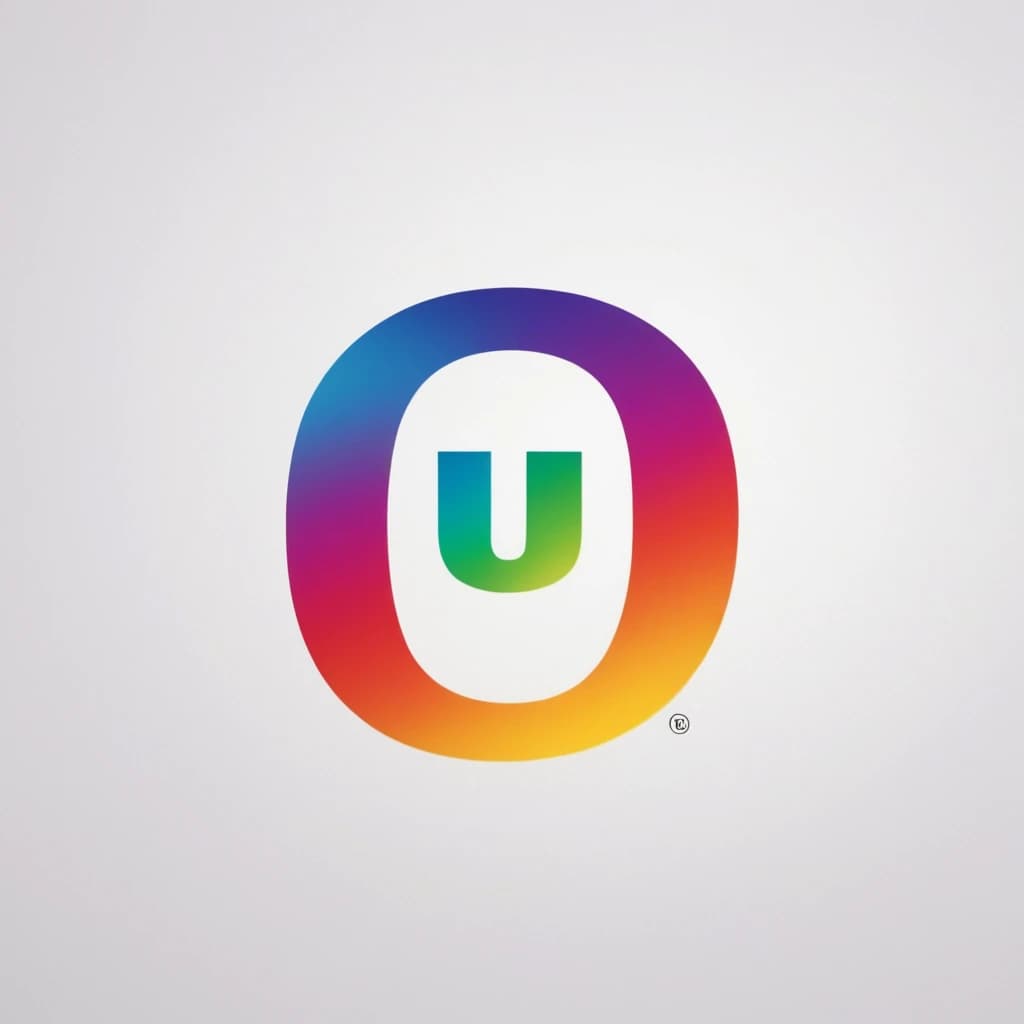 resolution 8k, logo rainbow colorful abstract white background soft shadows letter U S A and vector airbus