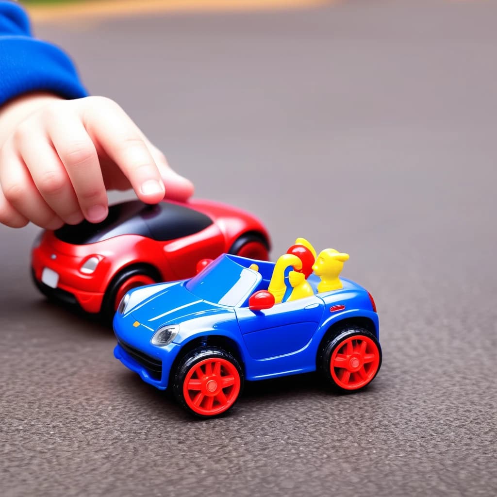 remote control of a toy car