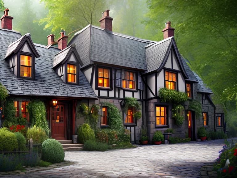 The Wizarding World деревня избушка Шотландия