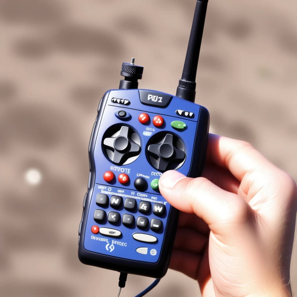 remote control of a radio-controlled