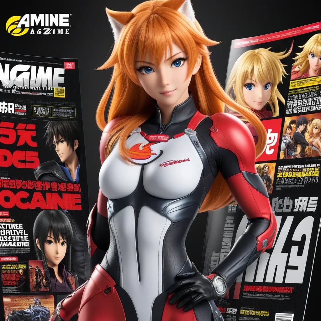 webdesign for high quality anime magazine