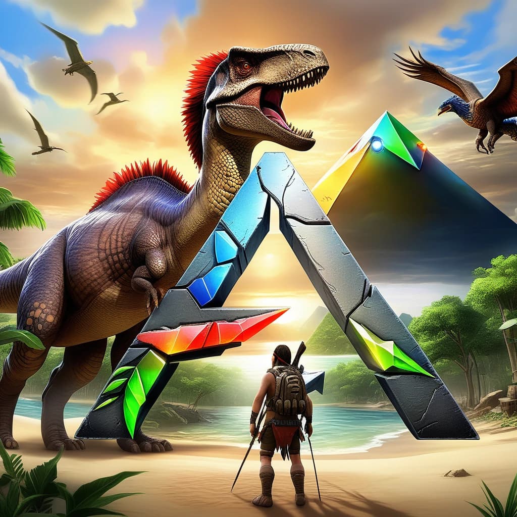 Логотип для игры ARK Survival Evolved