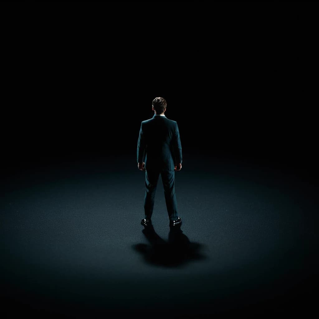 black background, isometric figures, minimalist design