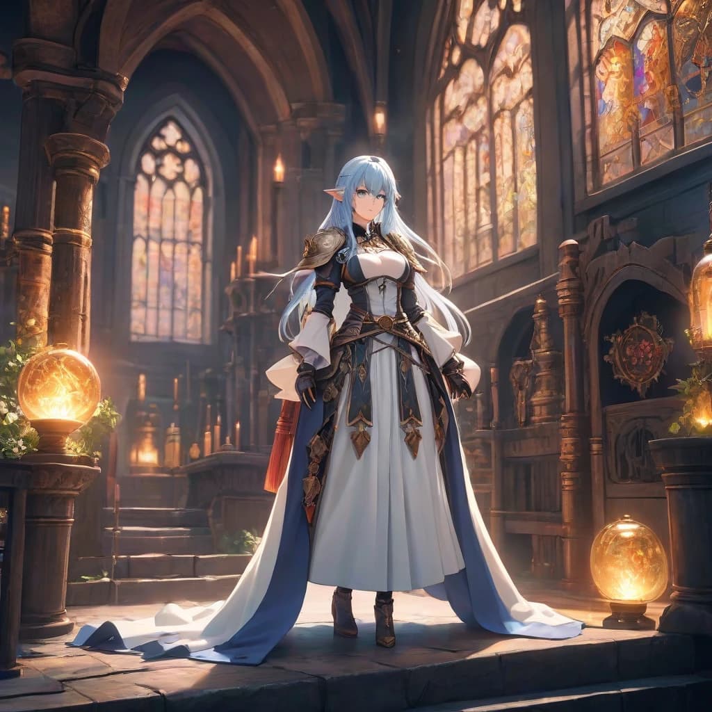 Нужен персонаж для jrpg класса маг и сделай фон одним цветом белый или чёрный