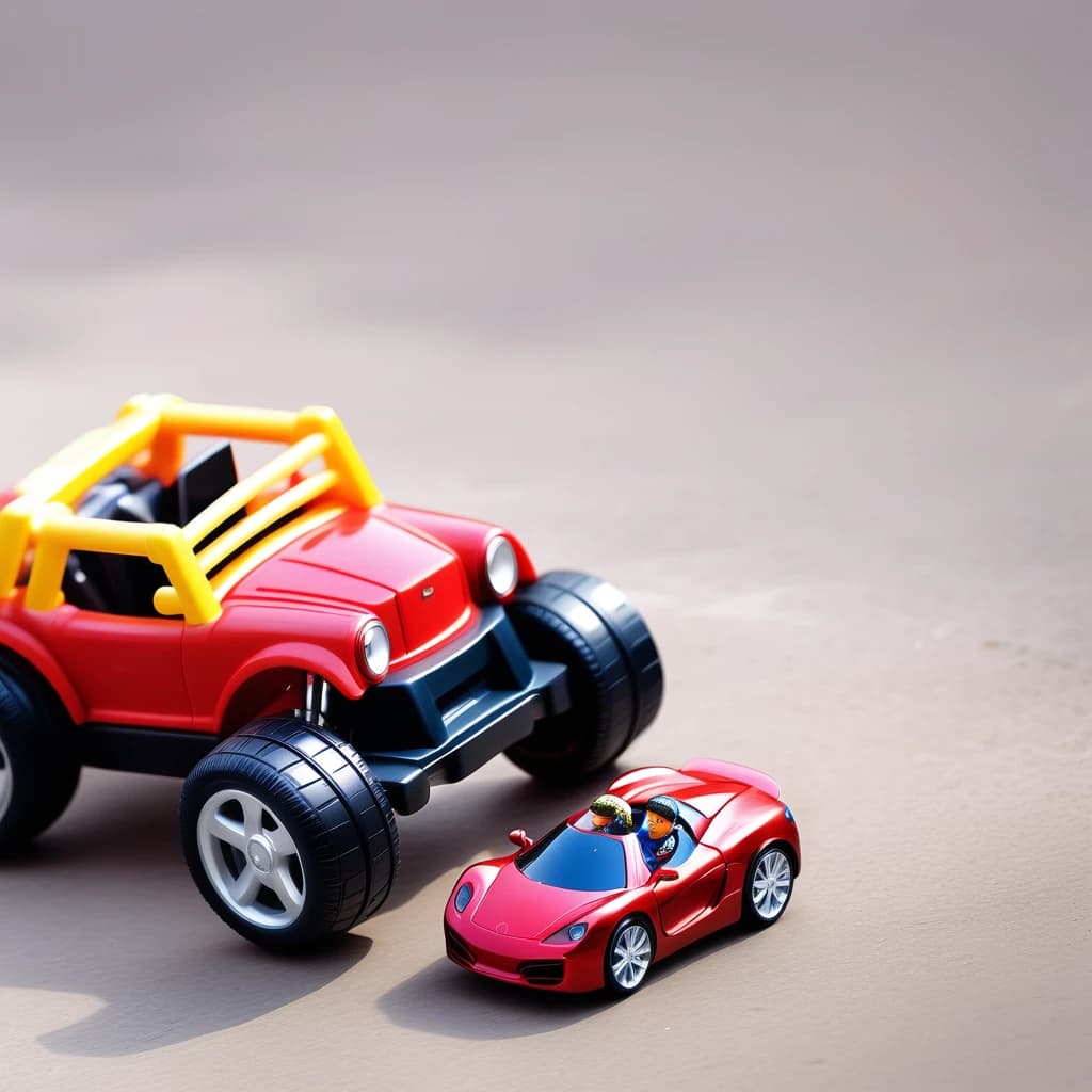remote control of a toy car