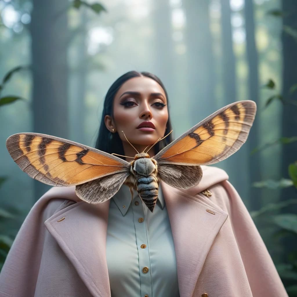 moth on clothes