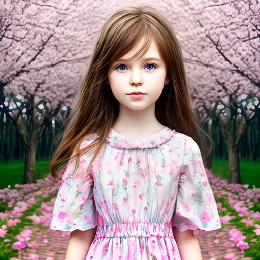 Girl spring