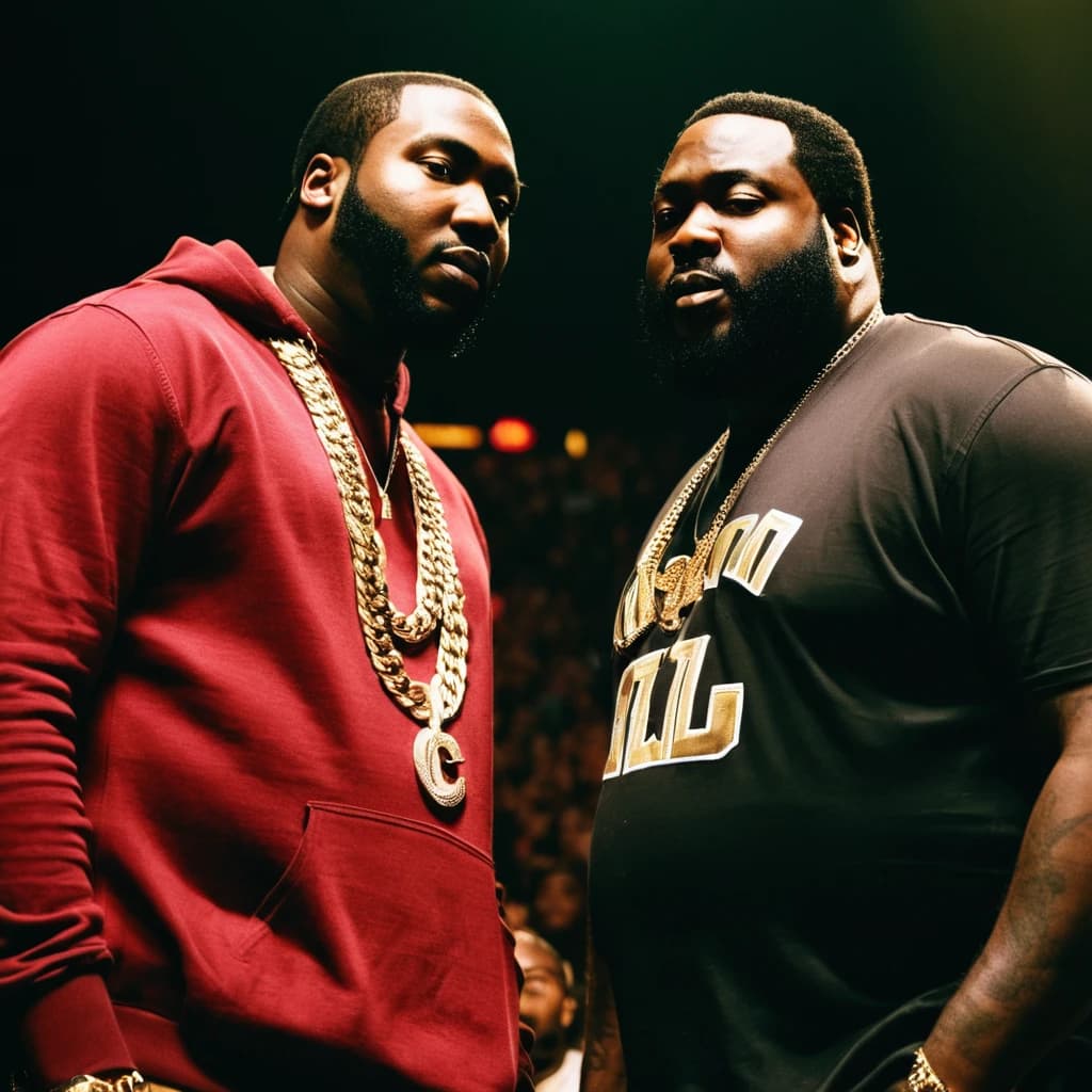 Meek Mill and Rick Ross