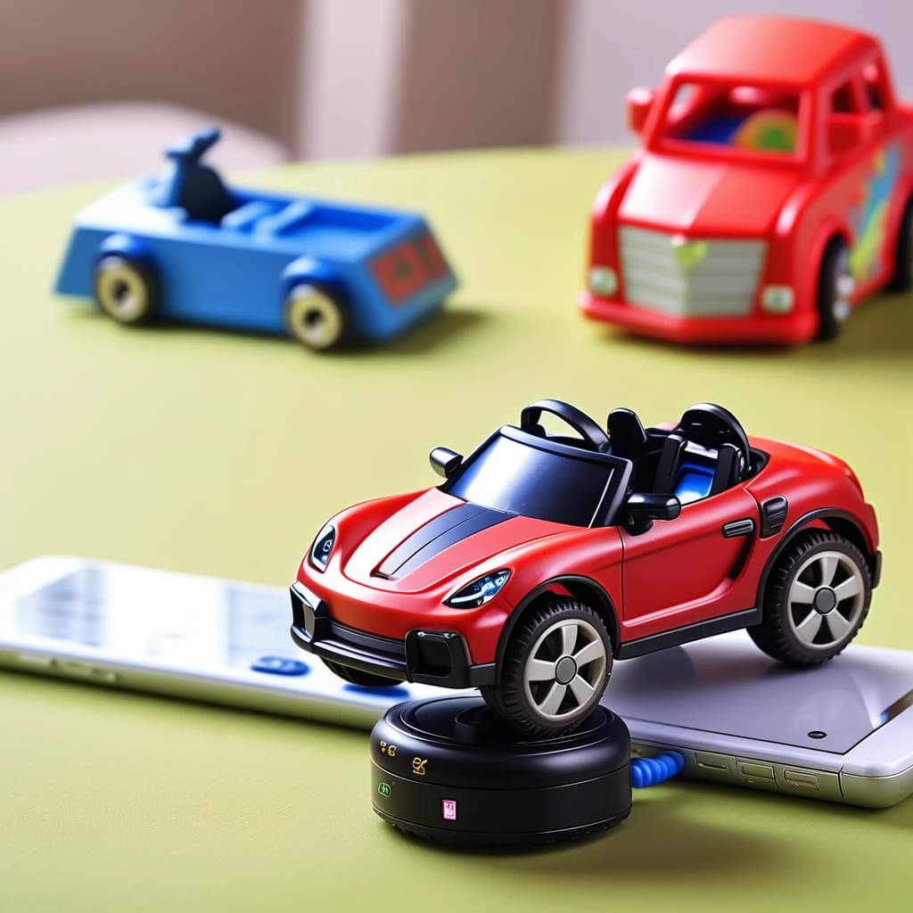 remote control of a toy car