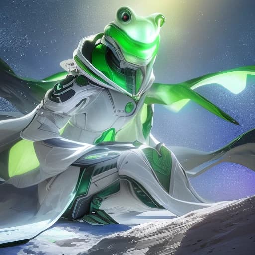 sci-fi space frog