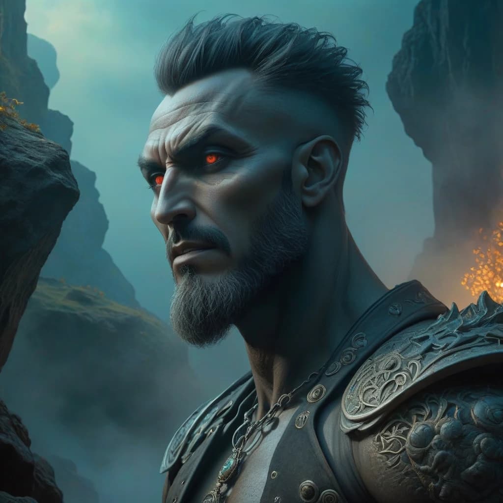 Нарисуй фон для постера рок концерта в стиле художников Gerald Brom, Zdzislaw Beksinski, Eliran Kantor, Seth Siro