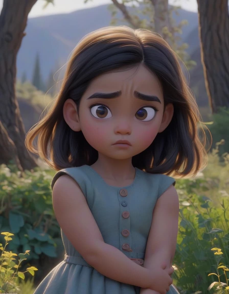 A still from the movie, with a grainy, low-contrast quality. A cute little girl next to her black panther , looking at each other with deep affection. The scene is set in ancient China, with a snowy landscape and a dimly lit, Foggy,close-up shot of the face-to-face interaction between the little girl and the animal ,high-end, Realistic Photography, 16K