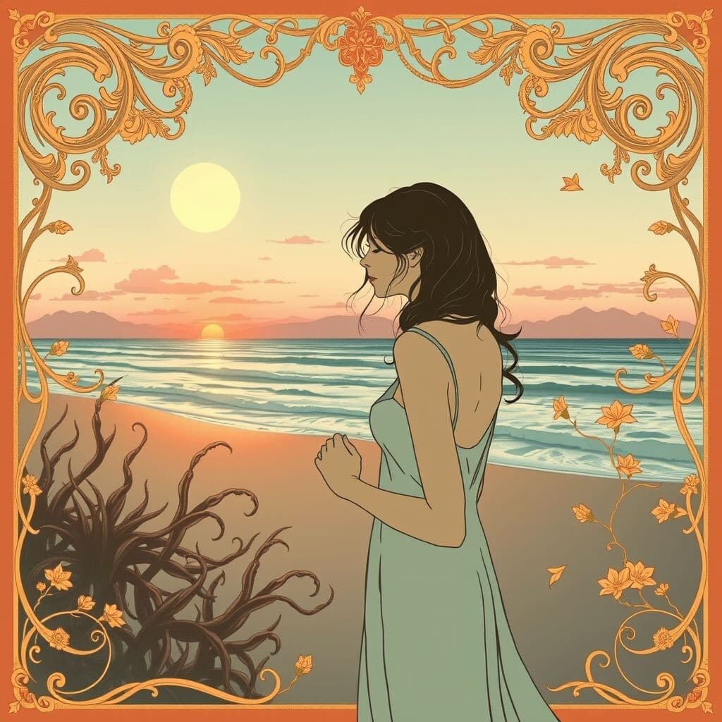 My heart was broken. I saw you on the beach. Three days ago. You spoke in a foreign language. It was a crazy thing. And even more. You took my hand. We walked near the sea. I did not believe that it was true. I fell in love with you. How used to be. I lost my head. I asked you and begged you: My Darling, tell me please: Amore mio.  You're my Italian stallion, You are the man of my sweet dreams. Perche, perche my heart is full of fever.
I would be with you, but if it’s worth my tears.
You left me really soon, Crossed out the time we spent together. You went out. The final day of June Was remembered how the day of a silly fault. I drove without you. I've gone back to Kara Sea. My holidays have changed to something new. You care about other women. It will be. And every woman surely whispers to you: My Darling, tell me please: Amore mio. You're my Italian stallion, You are the man of my sweet dreams. Perche, perche my heart is full of fever. I would be with you, but if it’s worth my tears