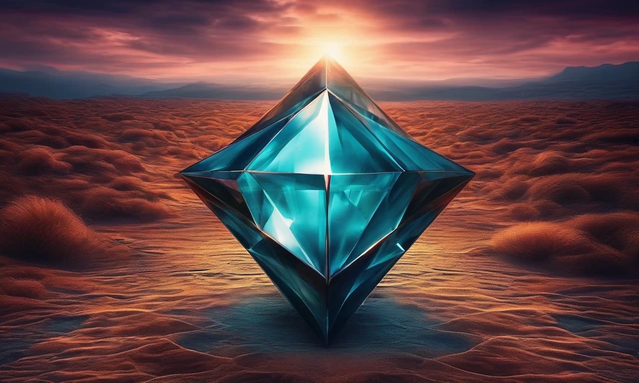 Diamond roads sparkle.