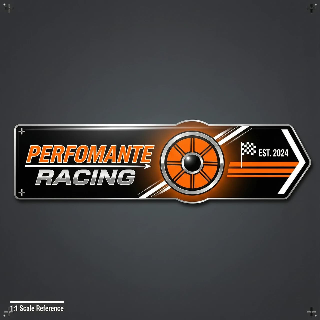 Создай наклейку на машину Perfomante Racing